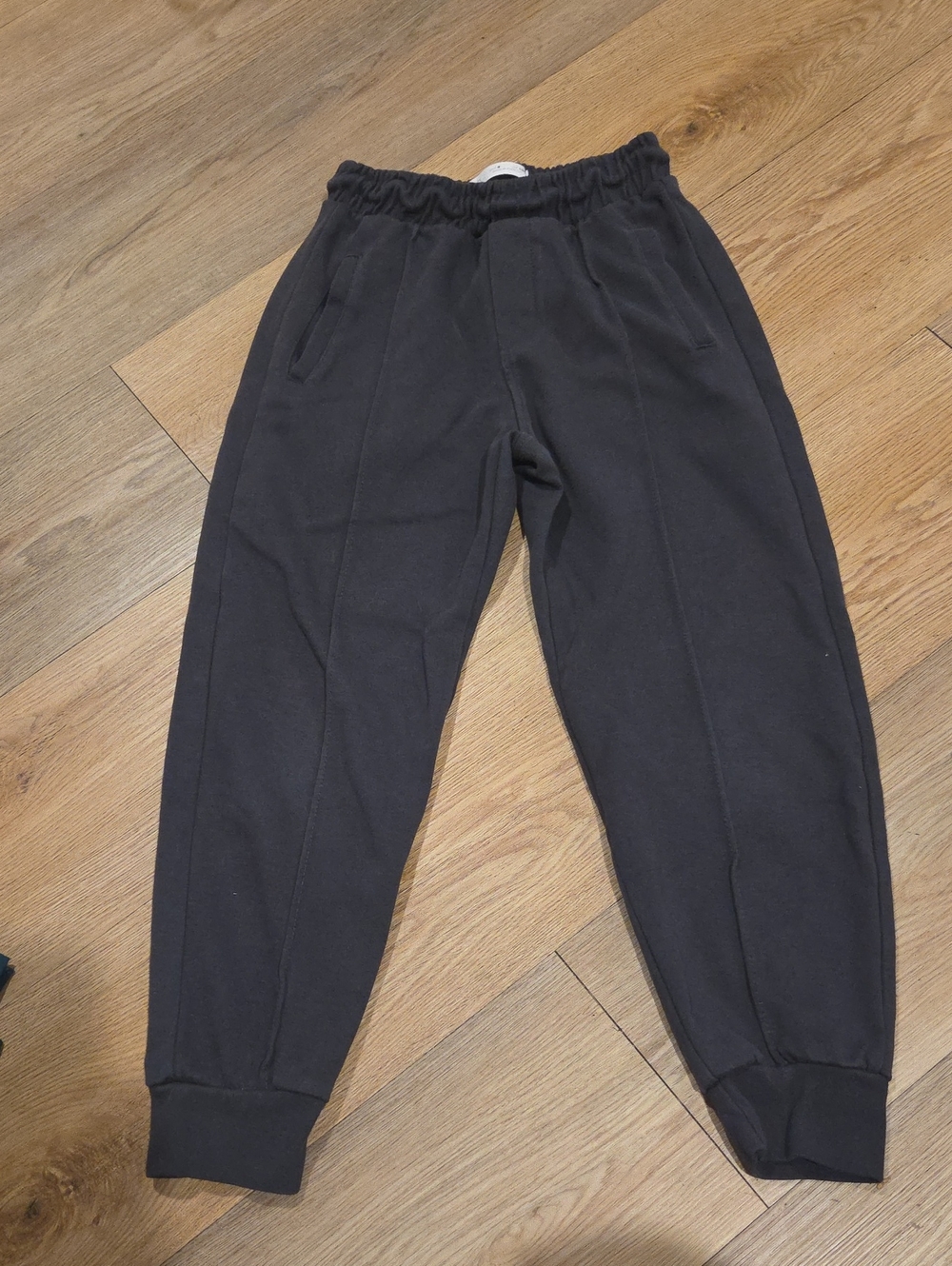 Zara Kids Black Sweat Joggers with Elastic Waistband